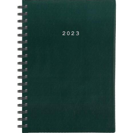 Ημερολόγιο ημερήσιο σπιράλ NEXT Basic 12x17cm 2023 πράσινο